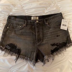 Free People Loving Good Vibrations Shorts